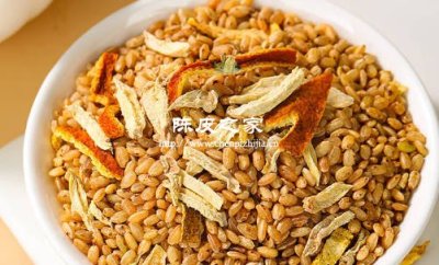 大米炒陳皮泡水喝有什么用