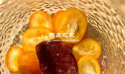 金桔陳皮熬冰糖紅棗水的功效
