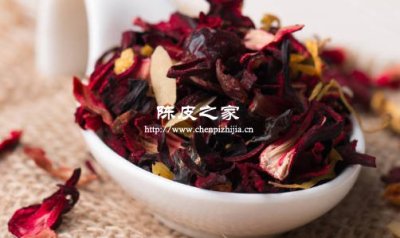 洛神花與陳皮泡水喝的功效