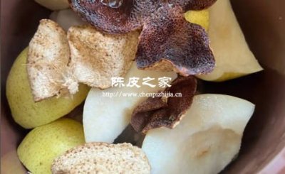陳皮雪梨冰糖水中的陳皮可以吃嗎