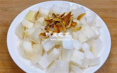 蘿卜皮和陳皮泡水喝的功效