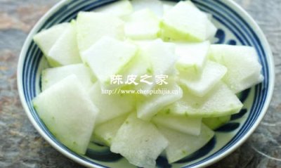 冬瓜荷葉陳皮茶的功效與作用