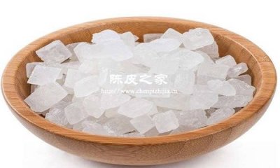 煮陳皮下冰糖好還是下鹽好