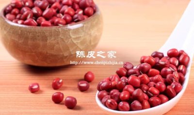 紅豆陳皮煮水有什么藥用功效