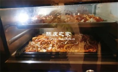 陳皮放烤箱里烤跟曬的效果一樣嗎
