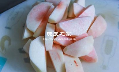 陳皮蜜桃一起泡水喝的功效