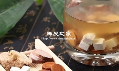 白術陳皮茯苓泡水喝的功效