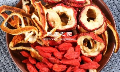枸杞陳皮山楂泡水喝的功效