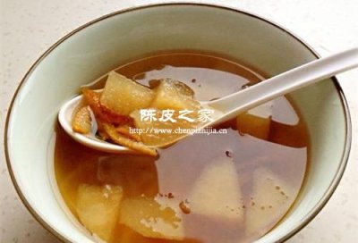 喝陳皮百合雪梨水有什么好處