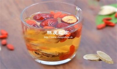 陳皮和枸杞泡水喝的功效與作用