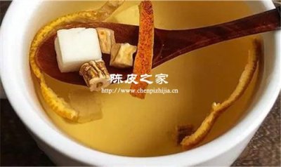 陳皮和茯苓一起煮水喝有什么效果