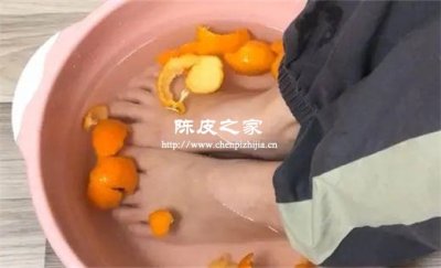 用橘子皮泡腳有什么功效與作用