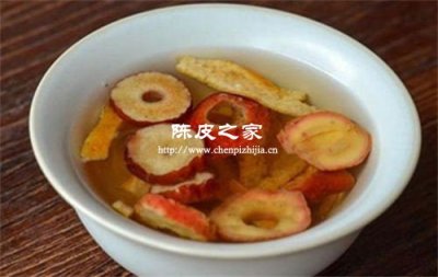 陳皮山楂胎菊泡水喝有什么好處