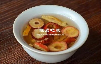 陳皮和山楂一起泡水喝的好處
