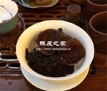 陳皮與黑茶泡水喝有什么好處啊